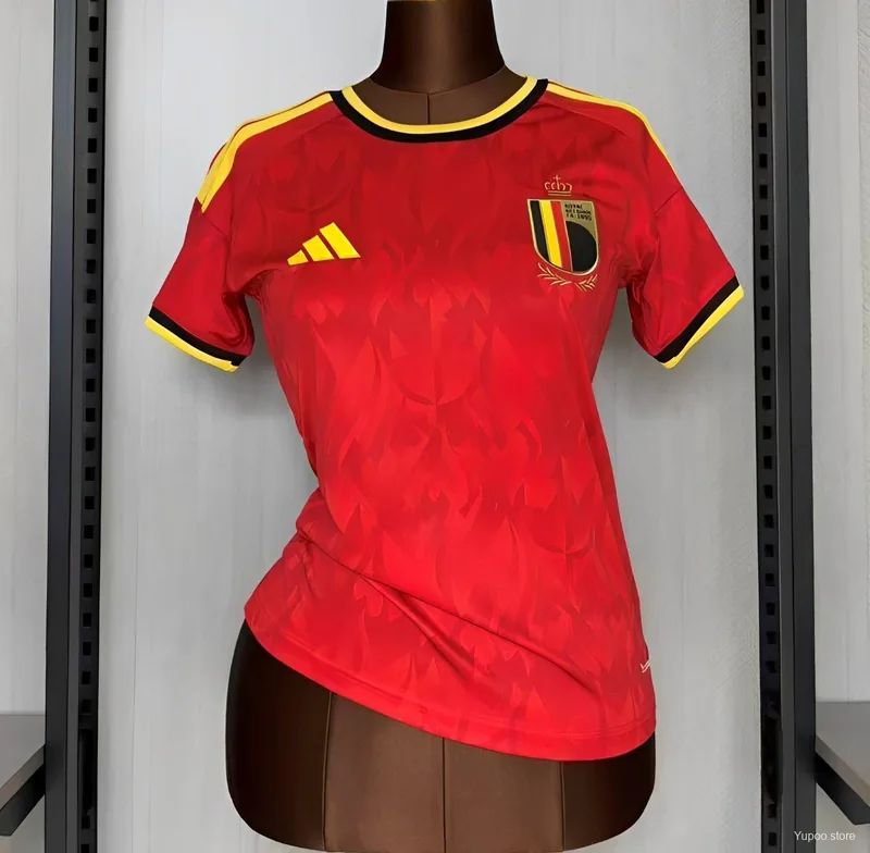 Camiseta Bélgica 2026 LOCAL MANGA CORTA VERSION FAN